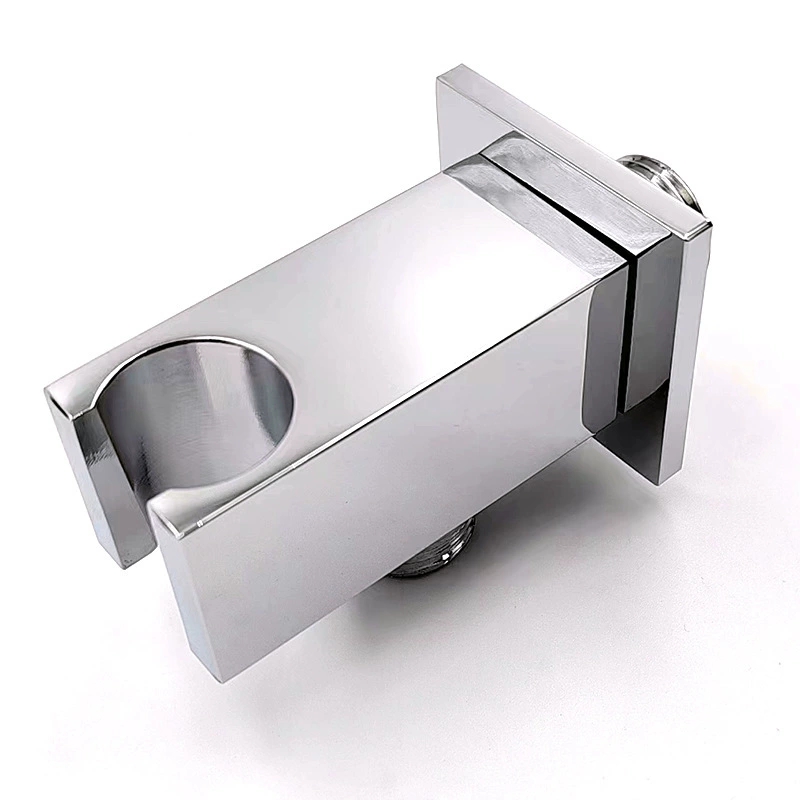 Support et support de douche en laiton, support de douche à main carré dissimulé minimaliste moderne