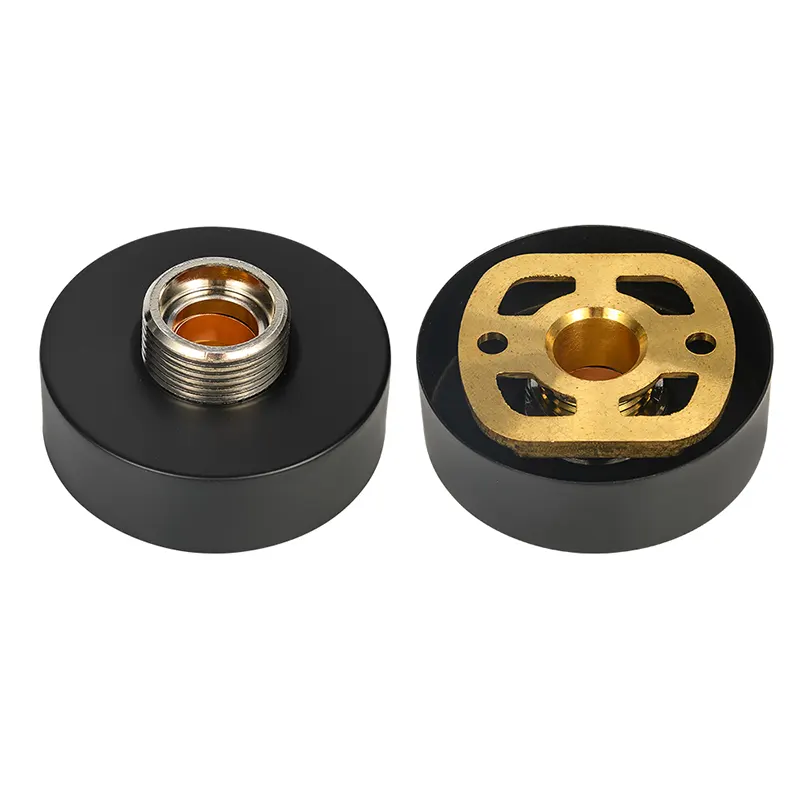 Plaque de douche noire