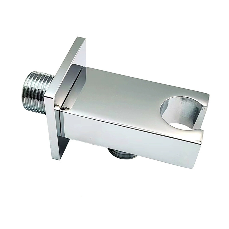 Support de douche à main carré plat, support de pomme de douche mural moderne