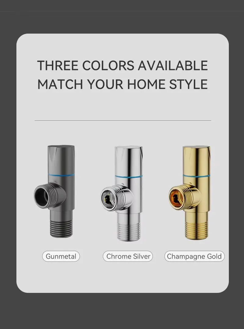 Golden Brass Angle Valve Golden Brass Angle Valve