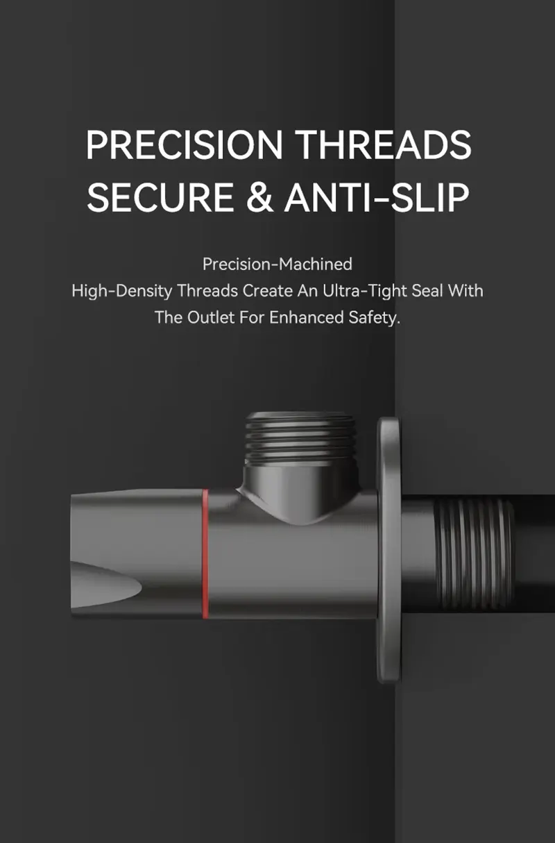 Grey Brass Angle Valve