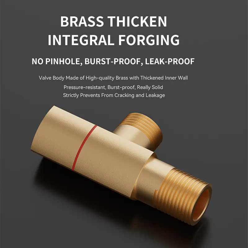 Electroplated Brass Angle Valve Electroplated Brass Angle Valve