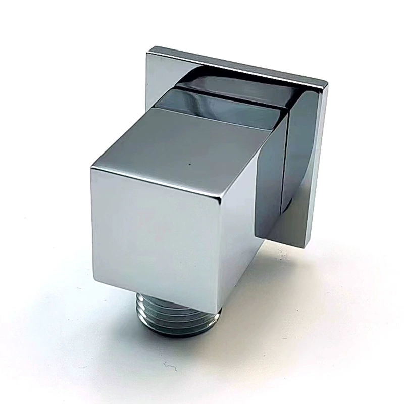 Support de douche en laiton massif de qualité supérieure, support carré dissimulé pour douche à main, support mural robuste