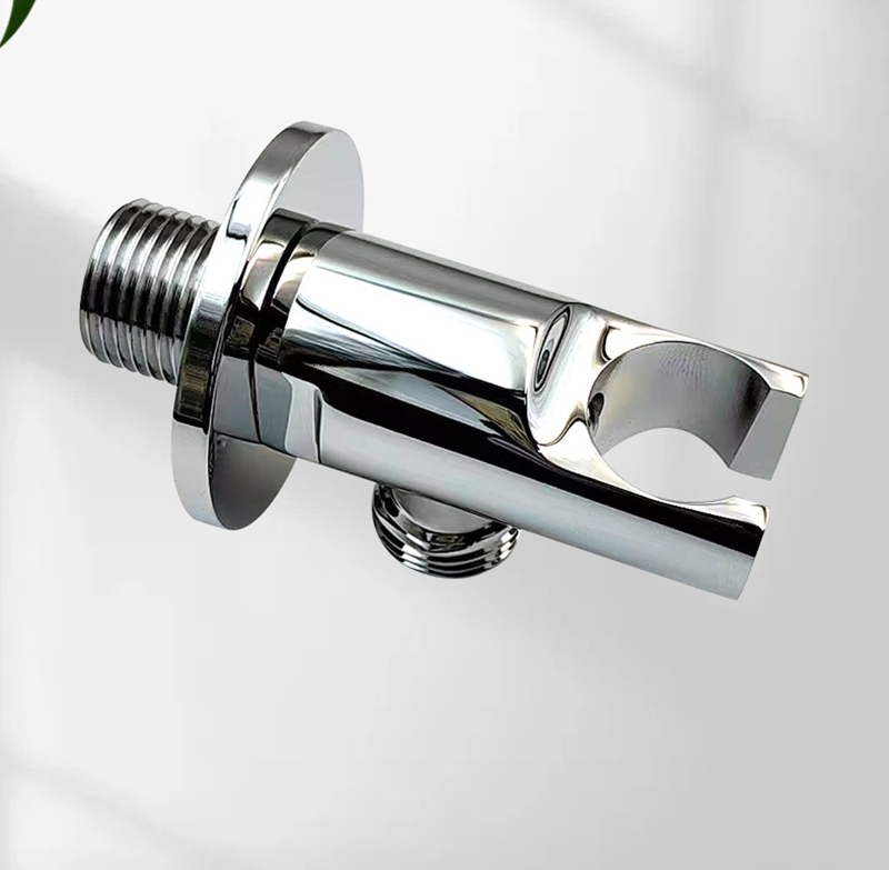 Support de douche à main en laiton massif, support de douche mural dissimulé, accessoire de douche de salle de bain