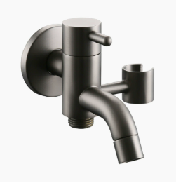 Robinet froid simple en laiton massif, robinet multi-usage pour Machine à laver et évier à vadrouille avec Valve d'angle de pistolet pulvérisateur